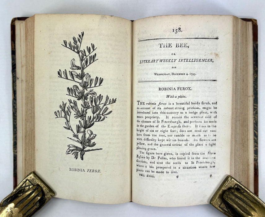 The Bee, or Literary Weekly Intelligencer, James Anderson, Volume Eighteenth, 1793, Edinburgh