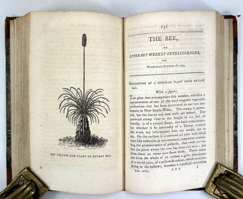 The Bee, or Literary Weekly Intelligencer, James Anderson, Volume Seventeenth, 1793, Edinburgh