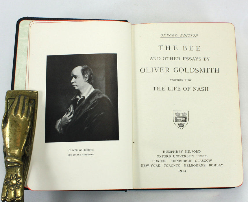 The Bee and Other Essays by Oliver Goldsmith, Together with the Life of Nash, 1914