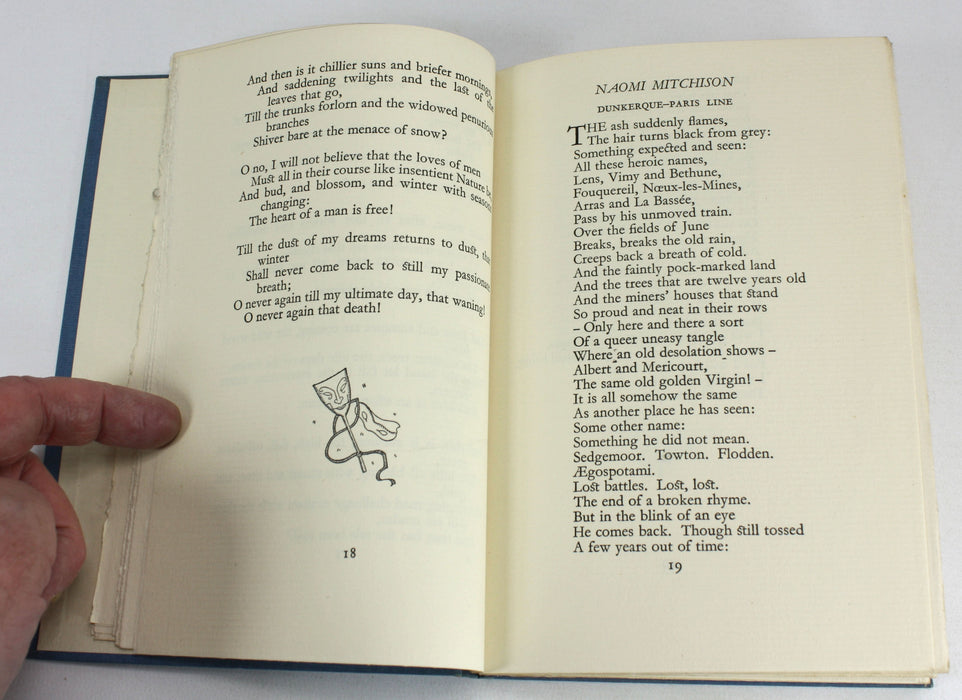 The Best Poems of 1932, Selected by Thomas Moult & Decorated by Elizabeth Montgomery; Signed by W.H. Davies