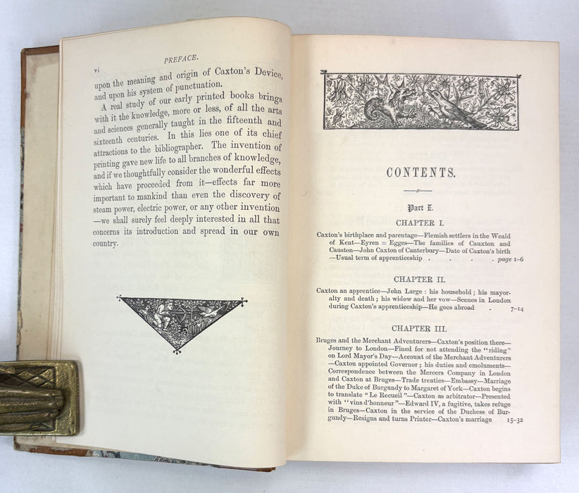 The Biography and Typography of William Caxton, England's First Printer, by William Blades, 1882