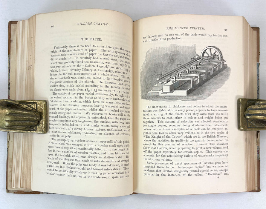 The Biography and Typography of William Caxton, England's First Printer, by William Blades, 1882