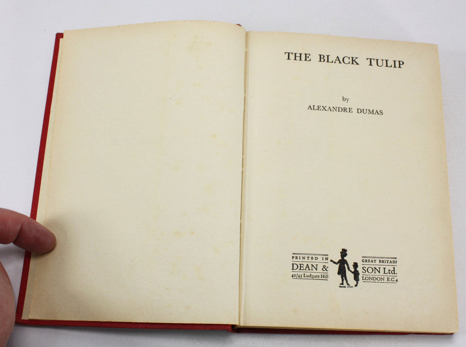 The Black Tulip, Alexander Dumas, Dean & Son, c. 1960s