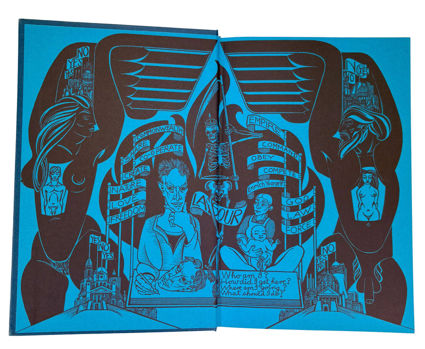 The Book of Prefaces, Alasdair Gray, 2000, with signed autograph postcard