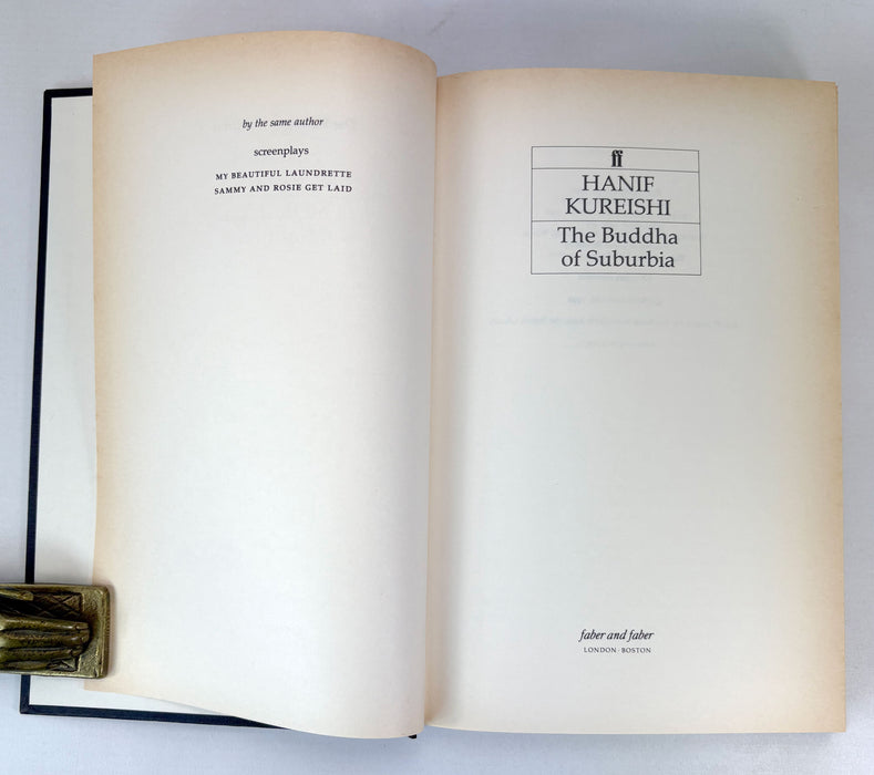 The Buddha of Suburbia, by Hanif Kureishi, Faber and Faber, 1990 first edition