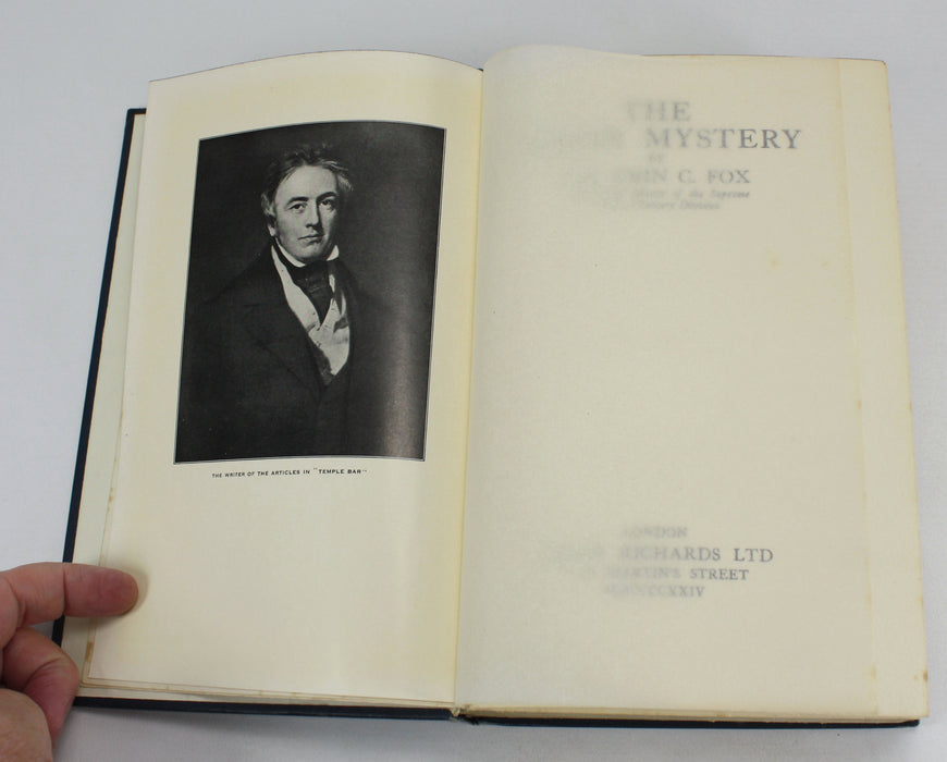 The Byron Mystery, Sir John C. Fox, 1924