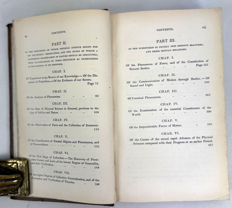 The Cabinet of Natural Philosophy, conducted by the Rev. Dionysius Lardner; A Preliminary Discourse on The Study of Natural Philosophy, by J.F.W. Herschel, 1833