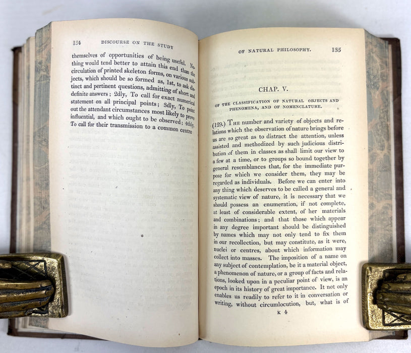 The Cabinet of Natural Philosophy, conducted by the Rev. Dionysius Lardner; A Preliminary Discourse on The Study of Natural Philosophy, by J.F.W. Herschel, 1833