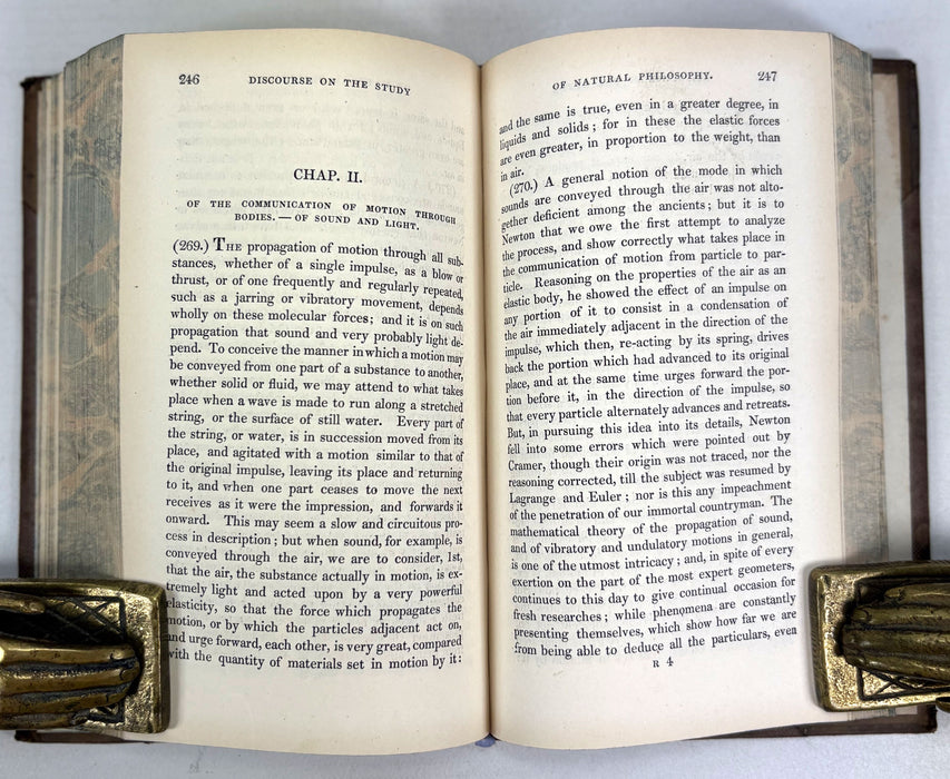 The Cabinet of Natural Philosophy, conducted by the Rev. Dionysius Lardner; A Preliminary Discourse on The Study of Natural Philosophy, by J.F.W. Herschel, 1833