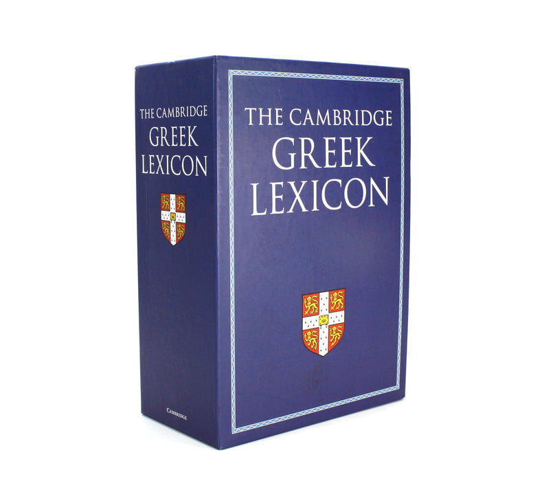 The Cambridge Greek Lexicon, 2 Volume Boxed Set, 2021