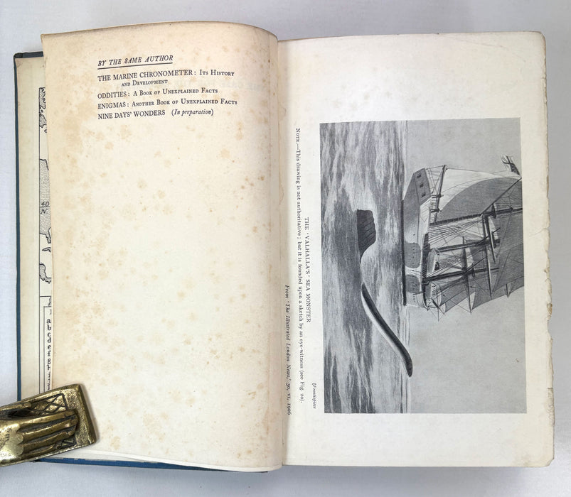 The Case for the Sea-Serpent, by Rupert T. Gould. Published by Philip Allan, 1930