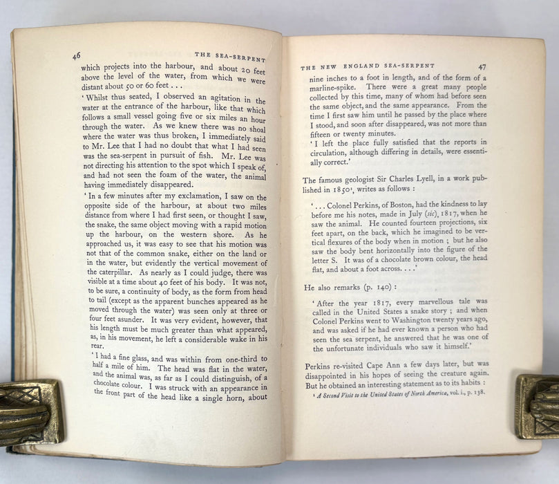 The Case for the Sea-Serpent, by Rupert T. Gould. Published by Philip Allan, 1930