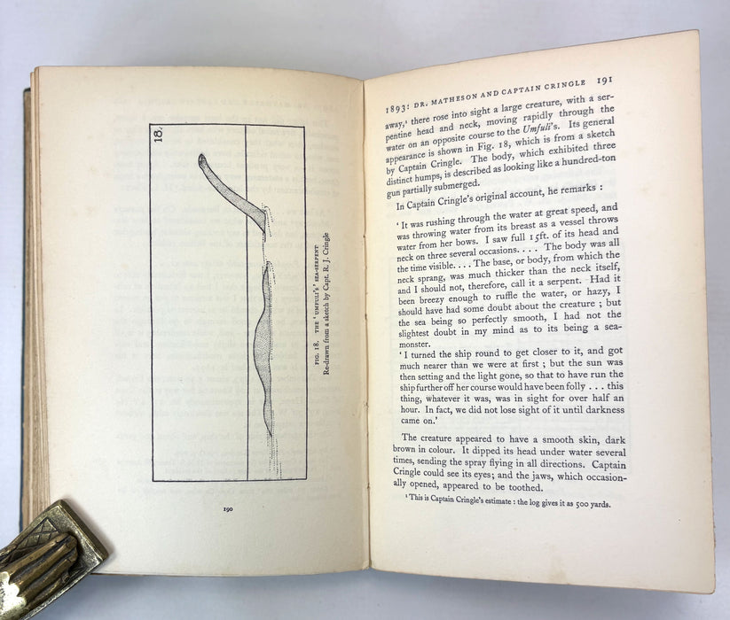 The Case for the Sea-Serpent, by Rupert T. Gould. Published by Philip Allan, 1930