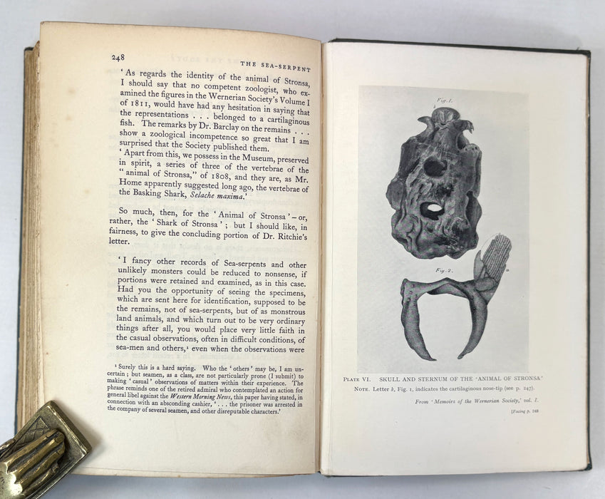 The Case for the Sea-Serpent, by Rupert T. Gould. Published by Philip Allan, 1930
