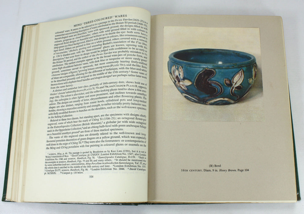 The Ceramic Art of China and Other Countries in the Far East, by William Bowyer Honey, 1945, First Edition