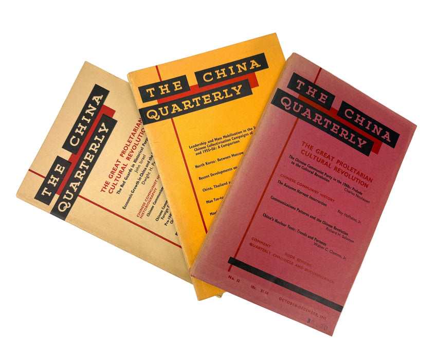 The China Quarterly, Run of 3 Issues, 1967