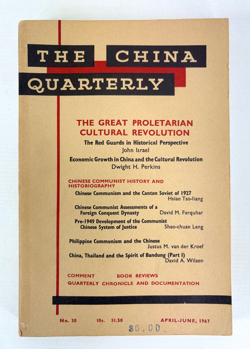 The China Quarterly, Run of 3 Issues, 1967