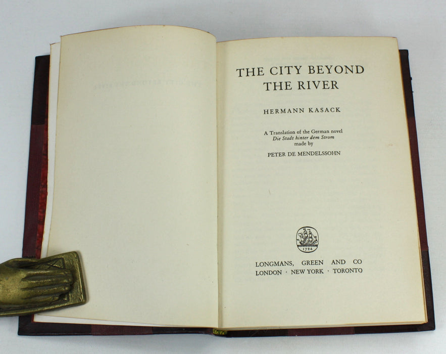 The City Beyond the River, Hermann Kasack, Peter de Mendelssohn, 1953