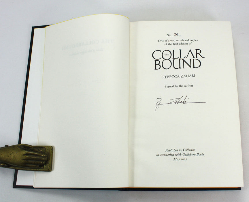 The Collarbound, Rebecca Zahabi, signed, numbered, limited edition, 2022