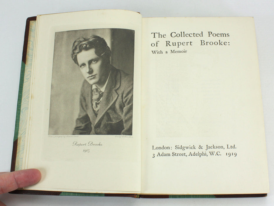 The Collected Poems of Rupert Brooke: With a Memoir, 1919.