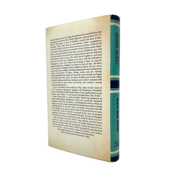 The Collected Works of Aldous Huxley; Brave New World, Chatto & Windus, 1972