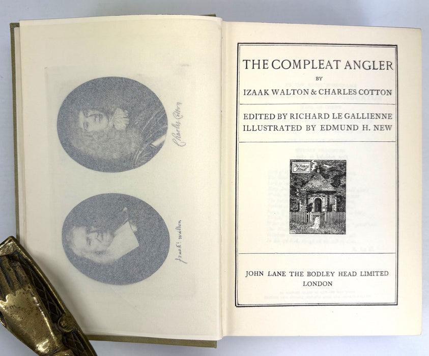 The Compleat Angler, Izaak Walton & Charles Cotton, John Lane The Bodley Head, 1926