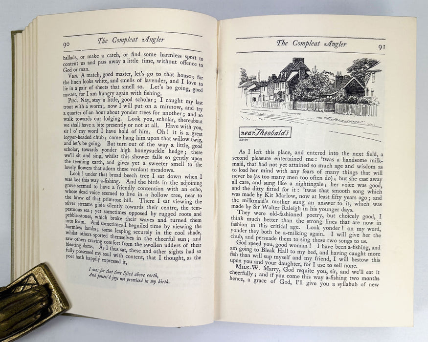 The Compleat Angler, Izaak Walton & Charles Cotton, John Lane The Bodley Head, 1926