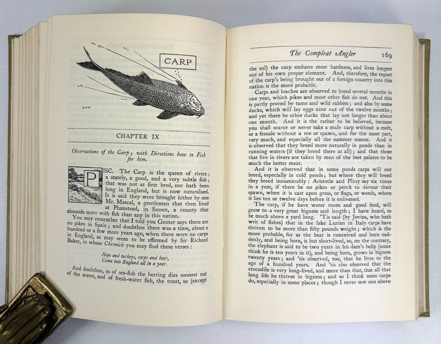 The Compleat Angler, Izaak Walton & Charles Cotton, John Lane The Bodley Head, 1926