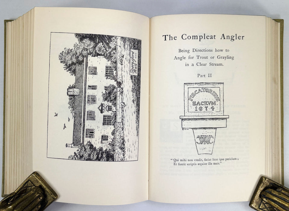 The Compleat Angler, Izaak Walton & Charles Cotton, John Lane The Bodley Head, 1926