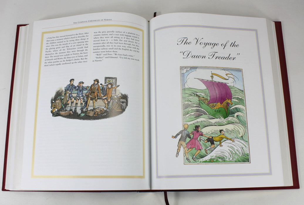 The Complete Chronicles of Narnia, C.S. Lewis, Illustrated by Pauline Baynes, Gift Edition, 2005