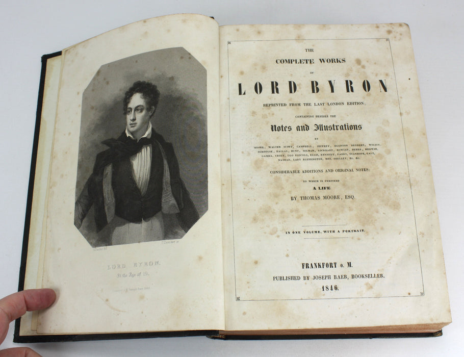 The Complete Works of Lord Byron, with A Life by Thomas Moore, Joseph Baer, Frankfurt, 1846