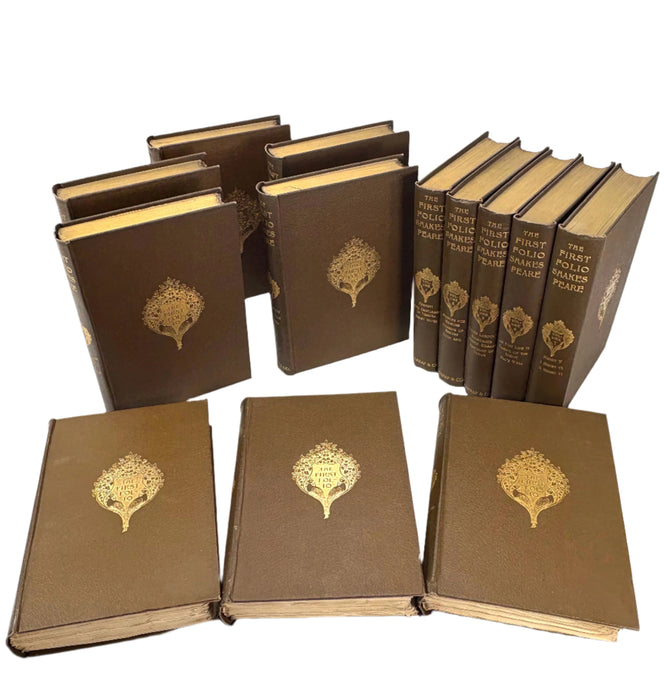 The Complete Works of Shakespeare, Reprinted from the First Folio, In Thirteen Volumes, complete, Harrap, 1906