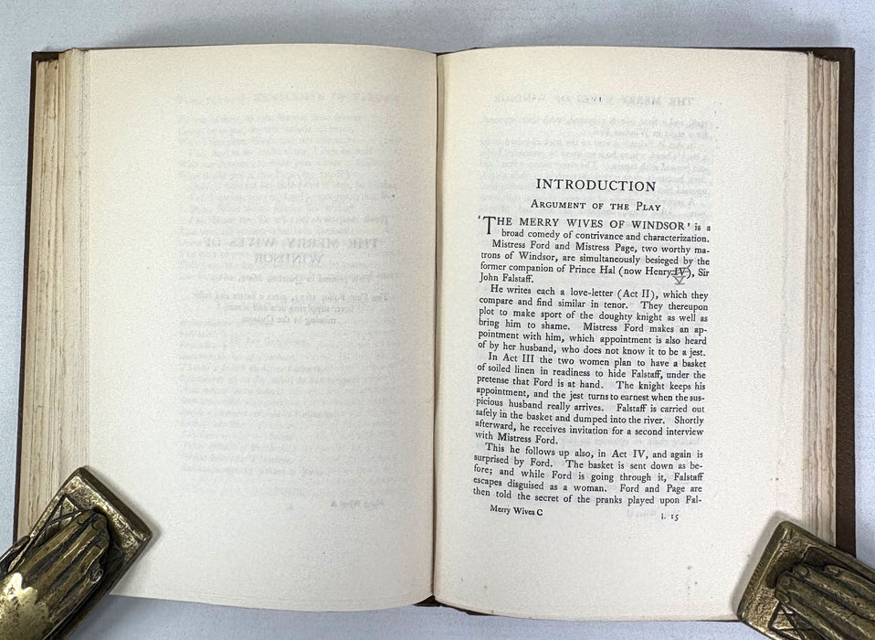 The Complete Works of Shakespeare, Reprinted from the First Folio, In Thirteen Volumes, complete, Harrap, 1906