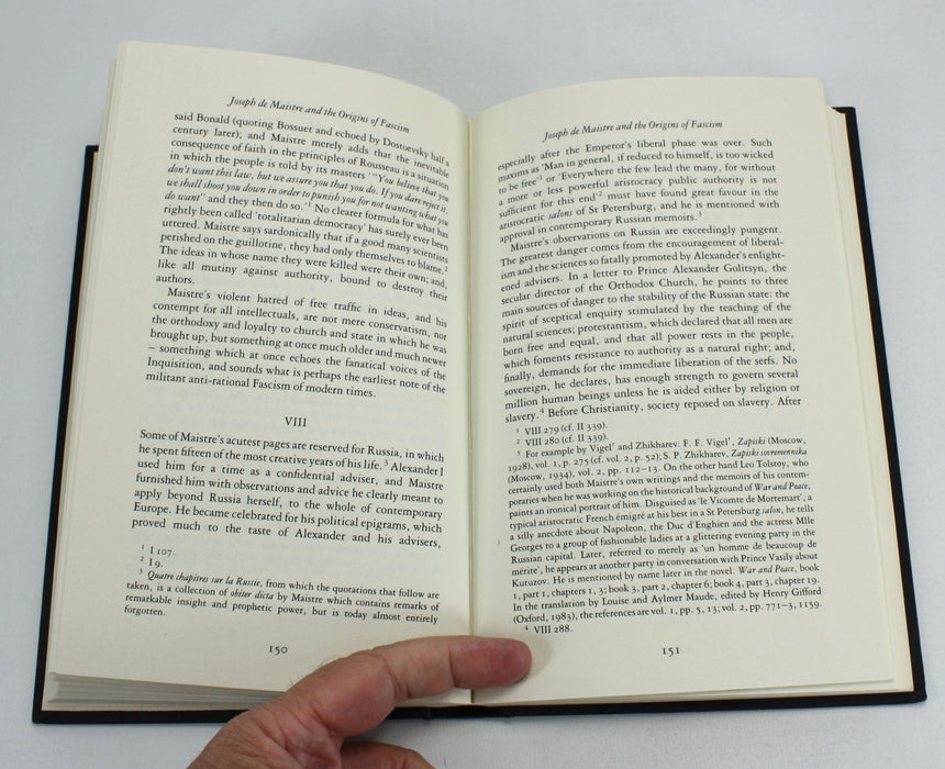 The Crooked Timber of Humanity; Chapters in the History of Ideas, Isaiah Berlin, 1990, with author signed letter to William St Clair