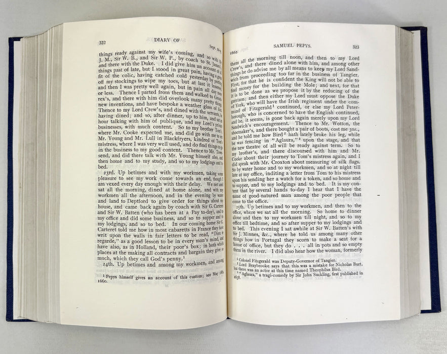 The Diary of Samuel Pepys 1659-1669, edited by Henry B. Wheatley, 3 volumes complete, G. Bell and Sons, 1928
