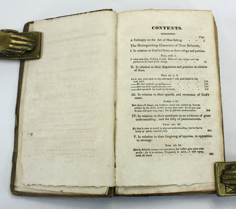 The Distinguishing Characters of True Believers; To Which is Prefixed A Soliloquy on the Art of Man Fishing, Thomas Boston, 1824