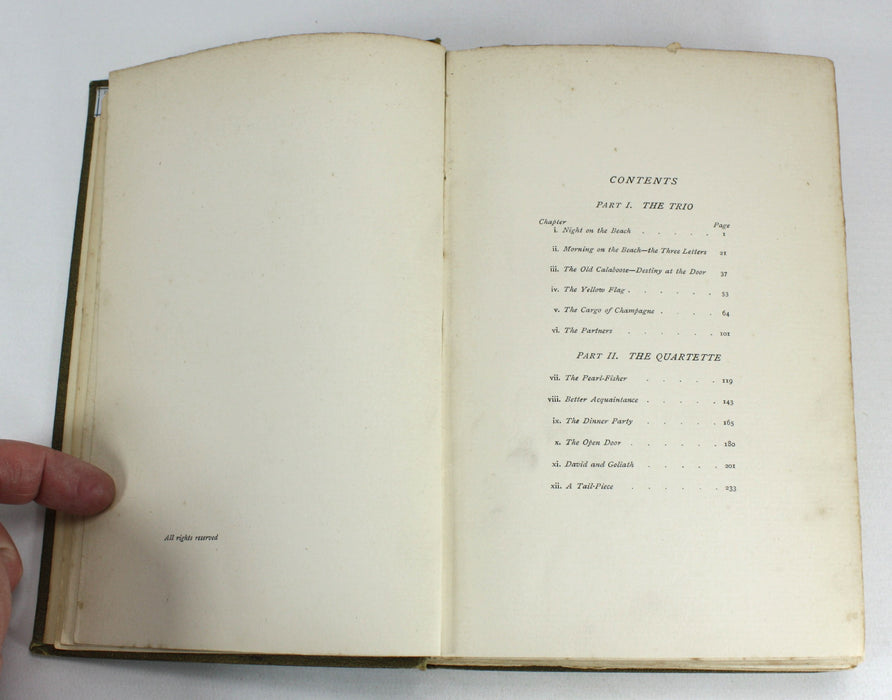 The Ebb-Tide by Robert Louis Stevenson and Lloyd Osbourne, 1894, first edition