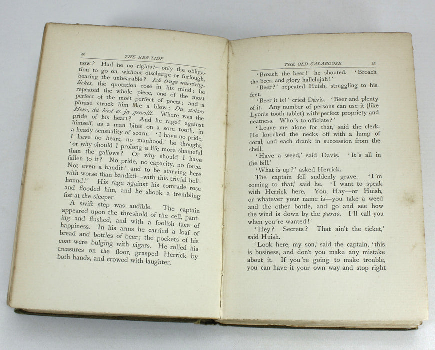 The Ebb-Tide by Robert Louis Stevenson and Lloyd Osbourne, 1894, first edition