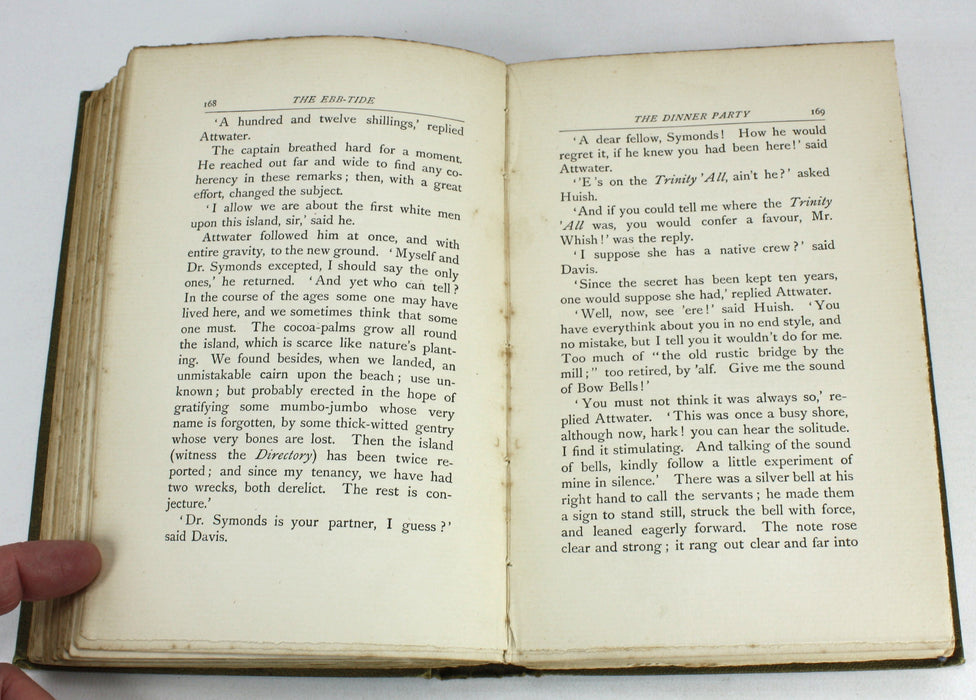 The Ebb-Tide by Robert Louis Stevenson and Lloyd Osbourne, 1894, first edition