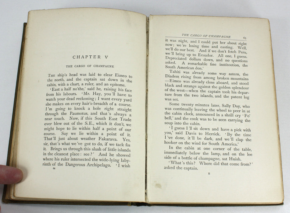 The Ebb-Tide, Robert Louis Stevenson and Lloyd Osbourne, 1894, 1st edition