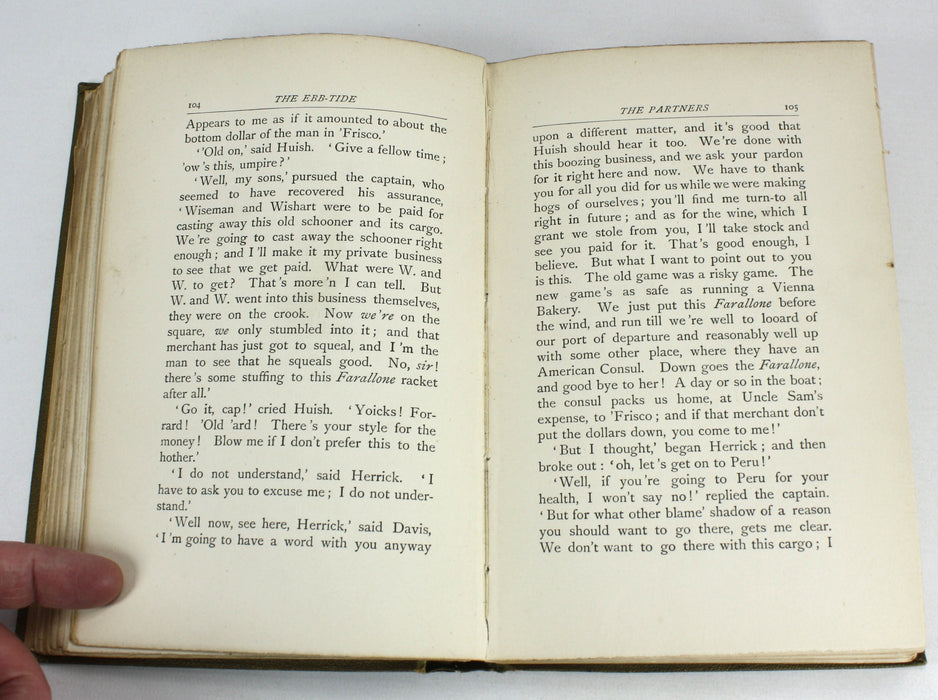 The Ebb-Tide, Robert Louis Stevenson and Lloyd Osbourne, 1894, 1st edition