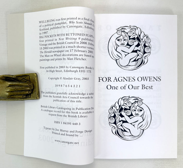 The Ends of Their Tethers; Thirteen Sorry Stories, Alasdair Gray, Signed Advance Reading Copy, 2003