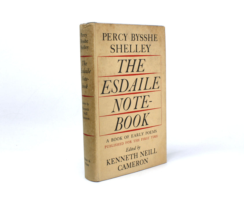 The Esdaile Notebook; A Volume of Early Poems, Percy Bysshe Shelley, 1964