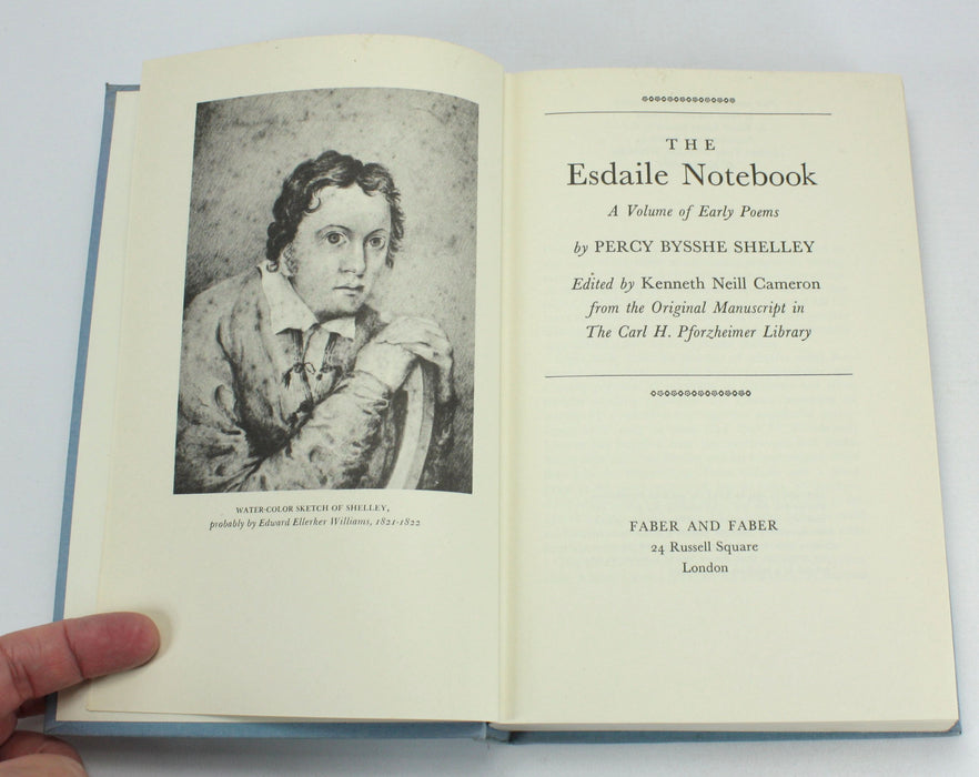 The Esdaile Notebook; A Volume of Early Poems, Percy Bysshe Shelley, 1964