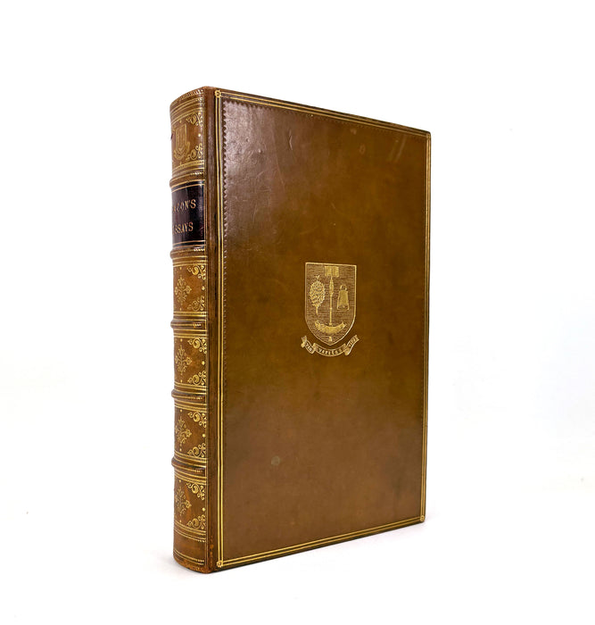 The Essays; Colours of Good and Evil & Advancement of Learning of Francis Bacon, 1902