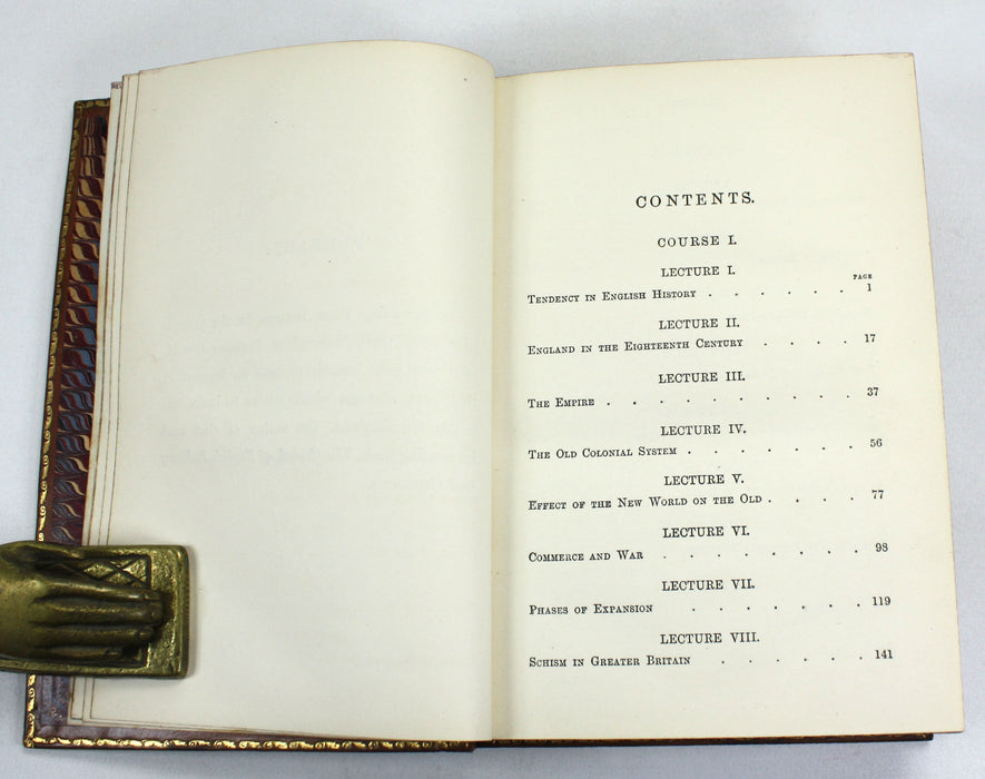 The Expansion of England; Two Courses of Lectures, J. Seeley, 1886