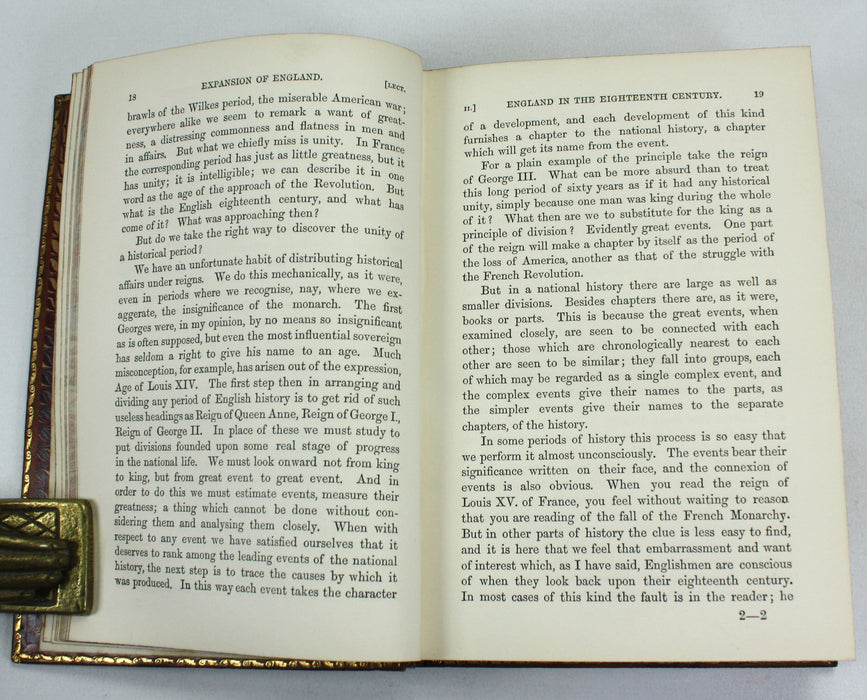 The Expansion of England; Two Courses of Lectures, J. Seeley, 1886