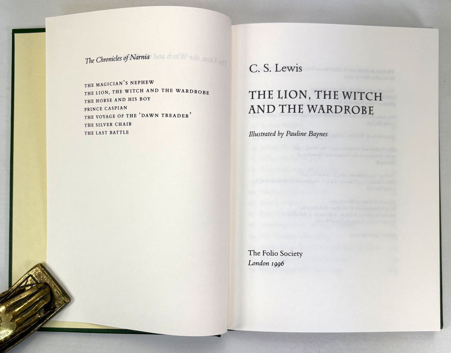 Folio Society; The Chronicles of Narnia, C.S. Lewis, Boxed Set