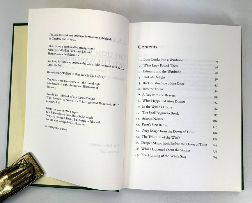 Folio Society; The Chronicles of Narnia, C.S. Lewis, Boxed Set