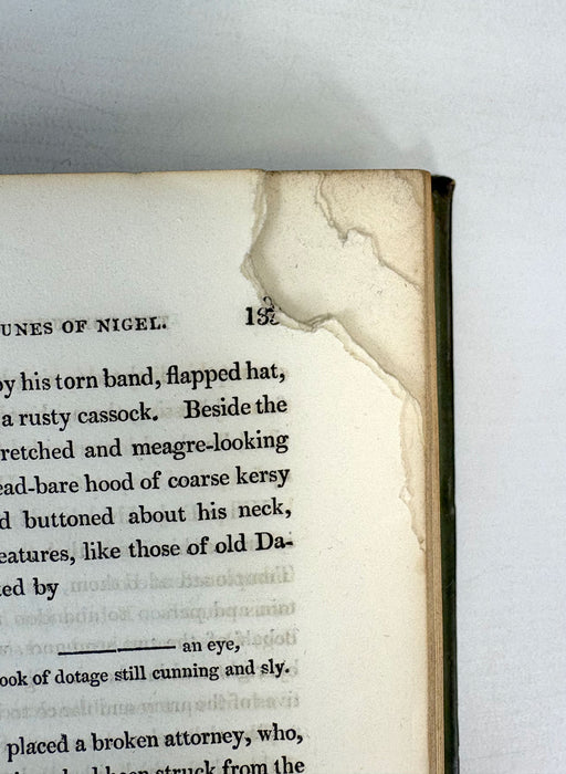 The Fortunes of Nigel, Sir Walter Scott, 1822 first edition in three volumes